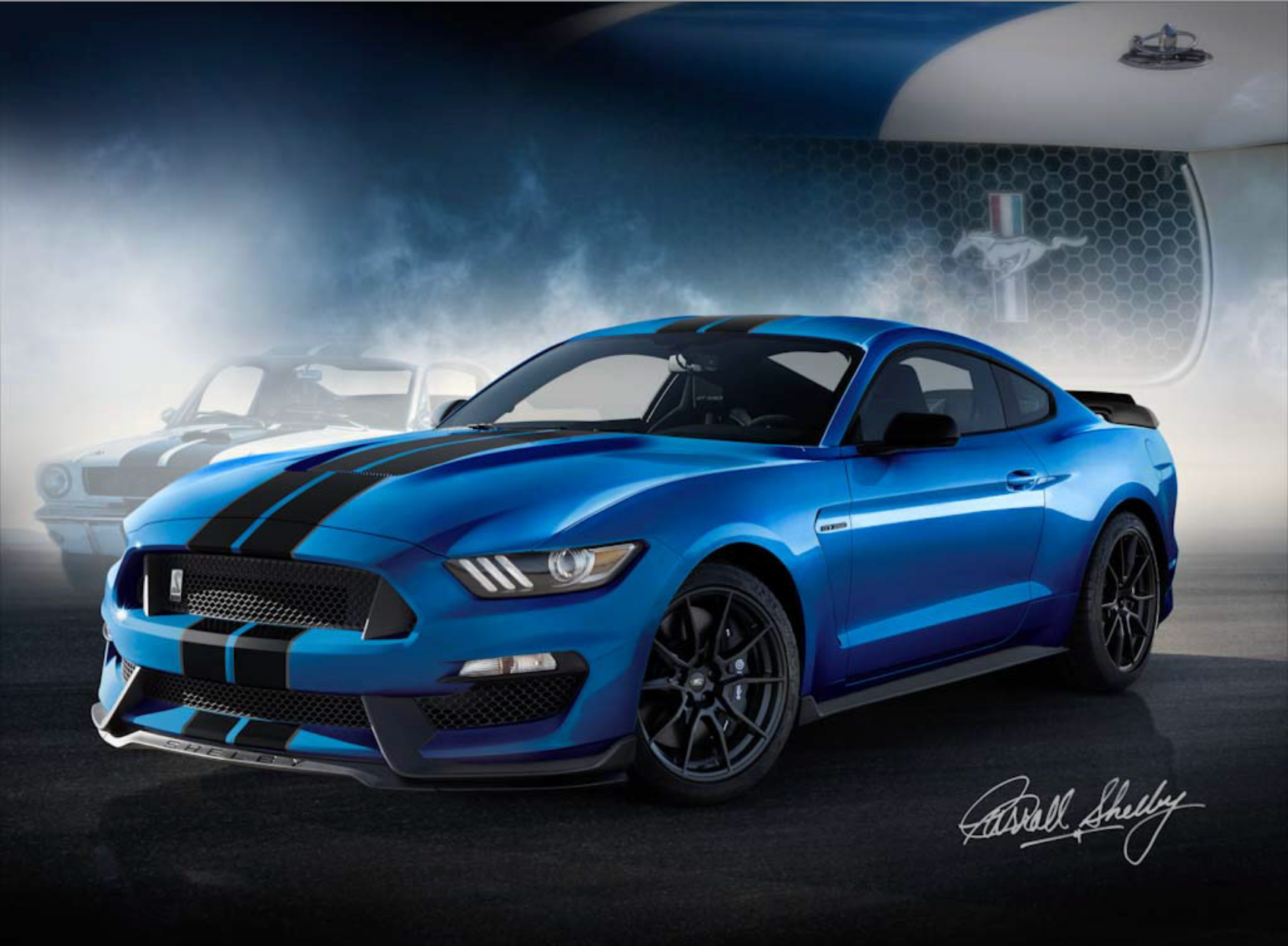 GT350 Velocity Blue Black roof – Fordimages