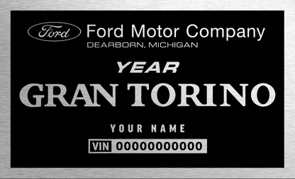 BUILD MY 1970s GRAN TORINO ALLOY OWNERS EDITION