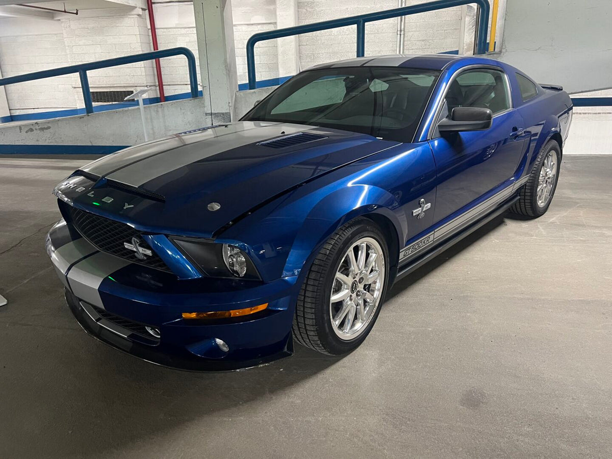 This archival image documents the 2008 Ford Mustang Shelby GT500 KR and is preserved in the Ford Heritage Vault as part of Ford Motor Company's historic photographic archive. Free for personal, non-commercial use. Ford Heritage Vault reference AR-...