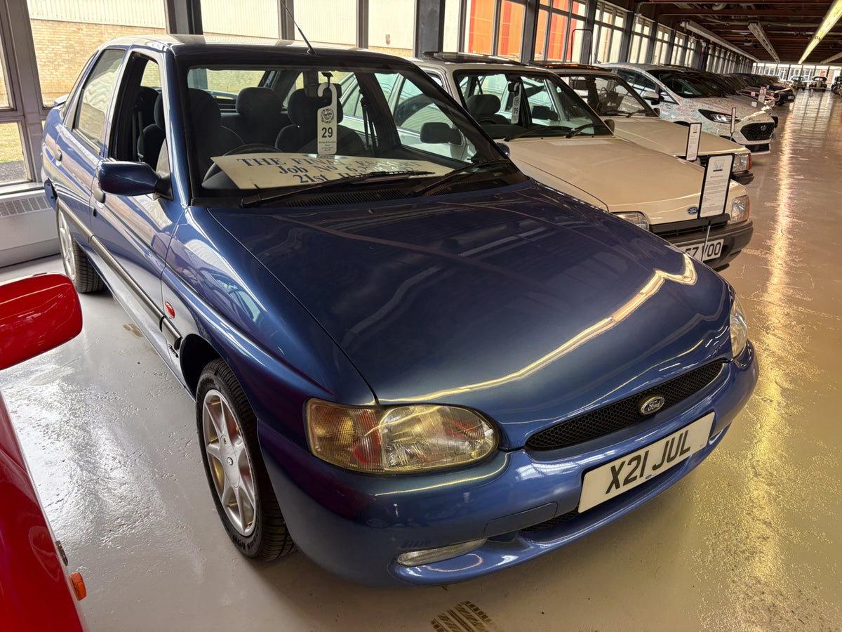 This archival image documents the 2001 Ford Escort Mk VI Finesse and is preserved in the Ford Heritage Vault as part of Ford Motor Company's historic photographic archive. Free for personal, non-commercial use. Ford Heritage Vault reference AR-202...