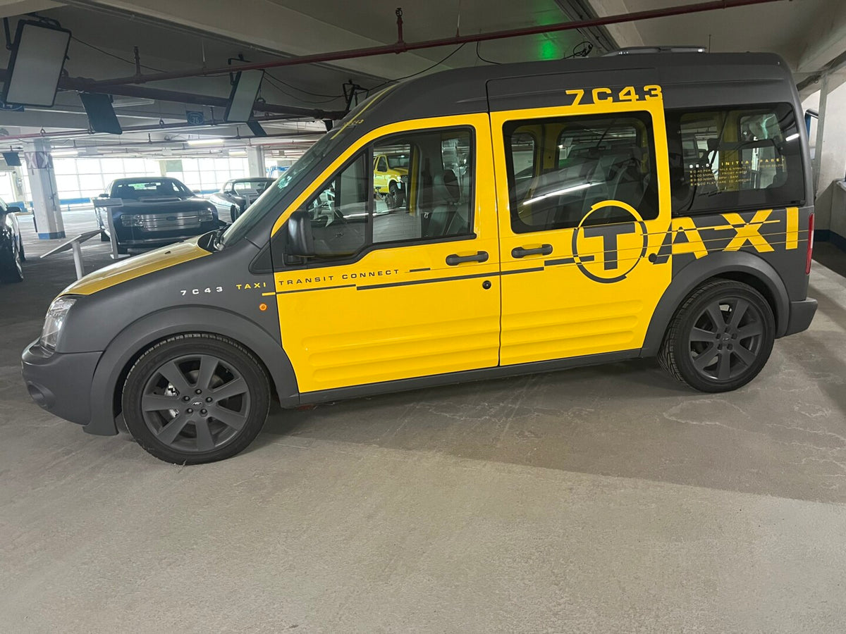 This archival image documents the 2008 Ford Transit Connect Taxi Concept and is preserved in the Ford Heritage Vault as part of Ford Motor Company's historic photographic archive. Free for personal, non-commercial use. Ford Heritage Vault referenc...