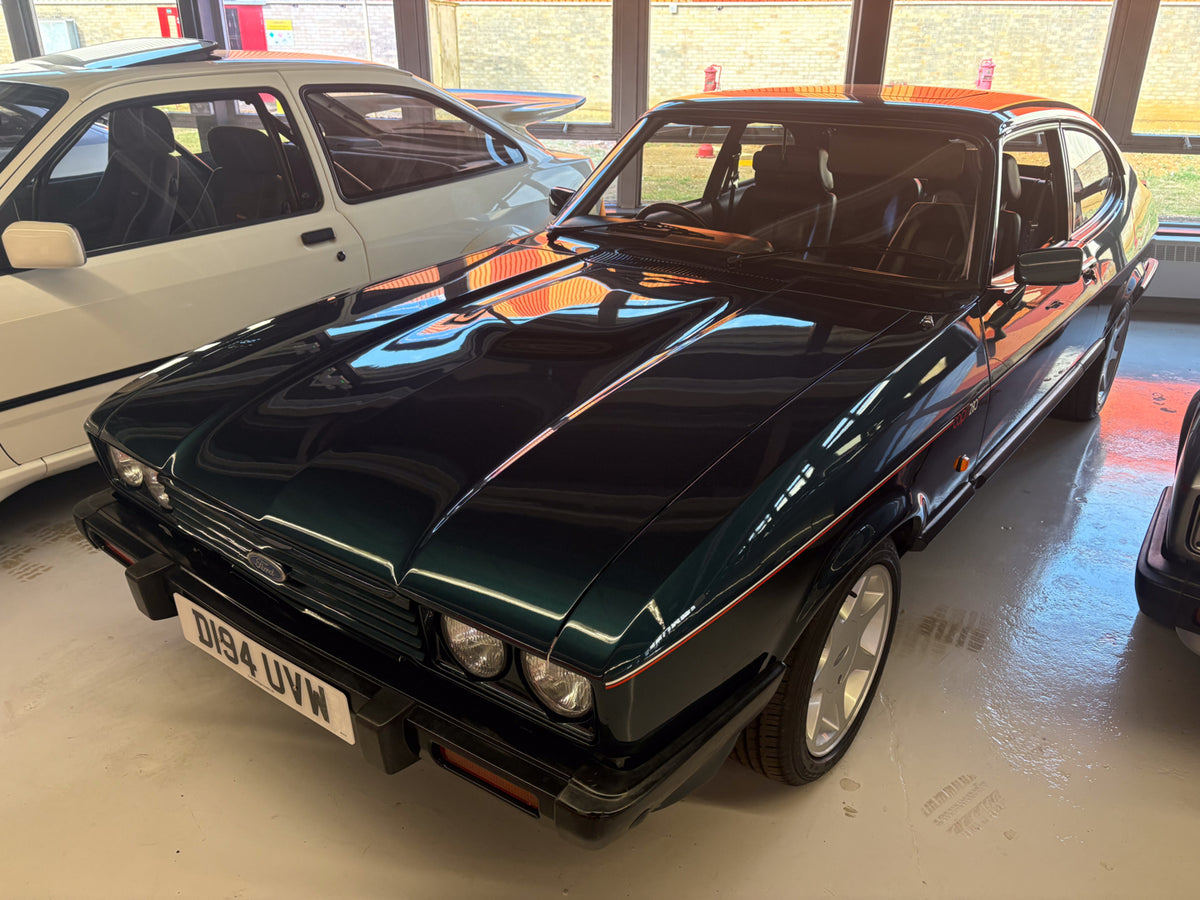This archival image documents the 1987 Ford Capri Mk III 280 Brooklands and is preserved in the Ford Heritage Vault as part of Ford Motor Company's historic photographic archive. Free for personal, non-commercial use. Ford Heritage Vault reference...