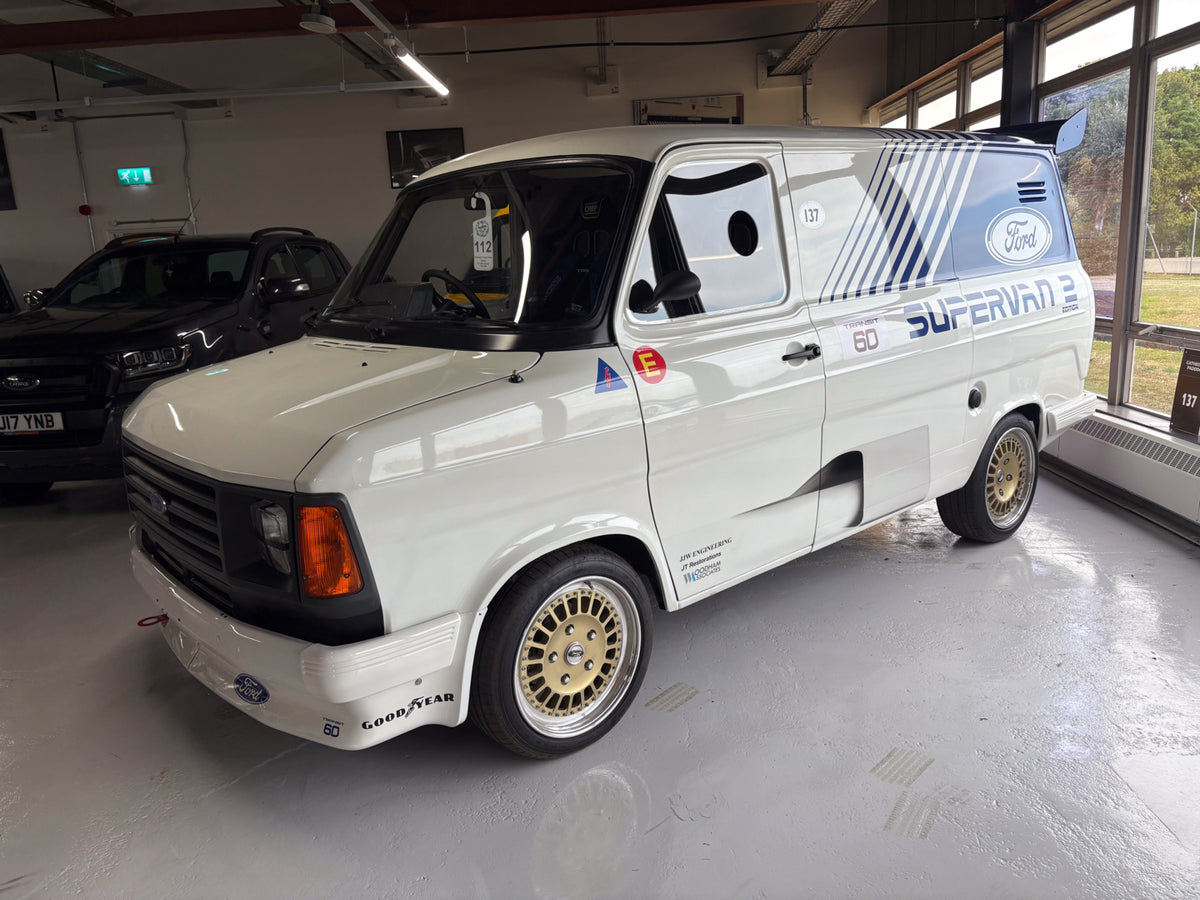 This archival image documents the 1984 Ford Supervan 2 on Transit Platform and is preserved in the Ford Heritage Vault as part of Ford Motor Company's historic photographic archive. Free for personal, non-commercial use. Ford Heritage Vault refere...