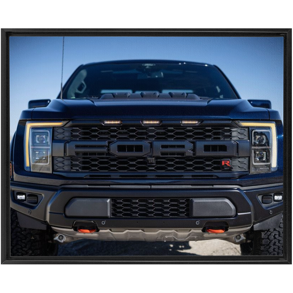 2023 F-150 Raptor R Framed Traditional Stretched Canvas up to 48" x 60"