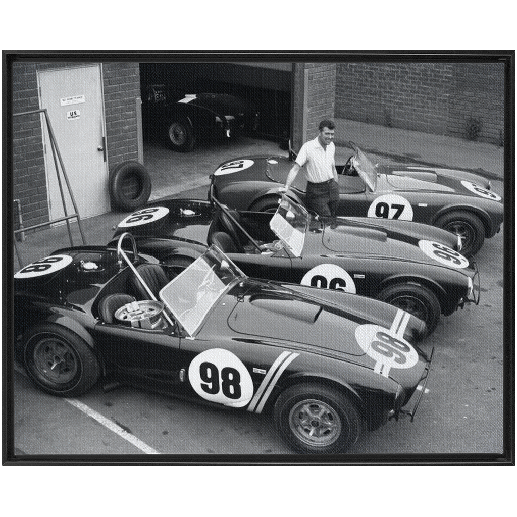 Shelby Roadsters Framed Traditional Stretched Canvas up to 48" x 60"