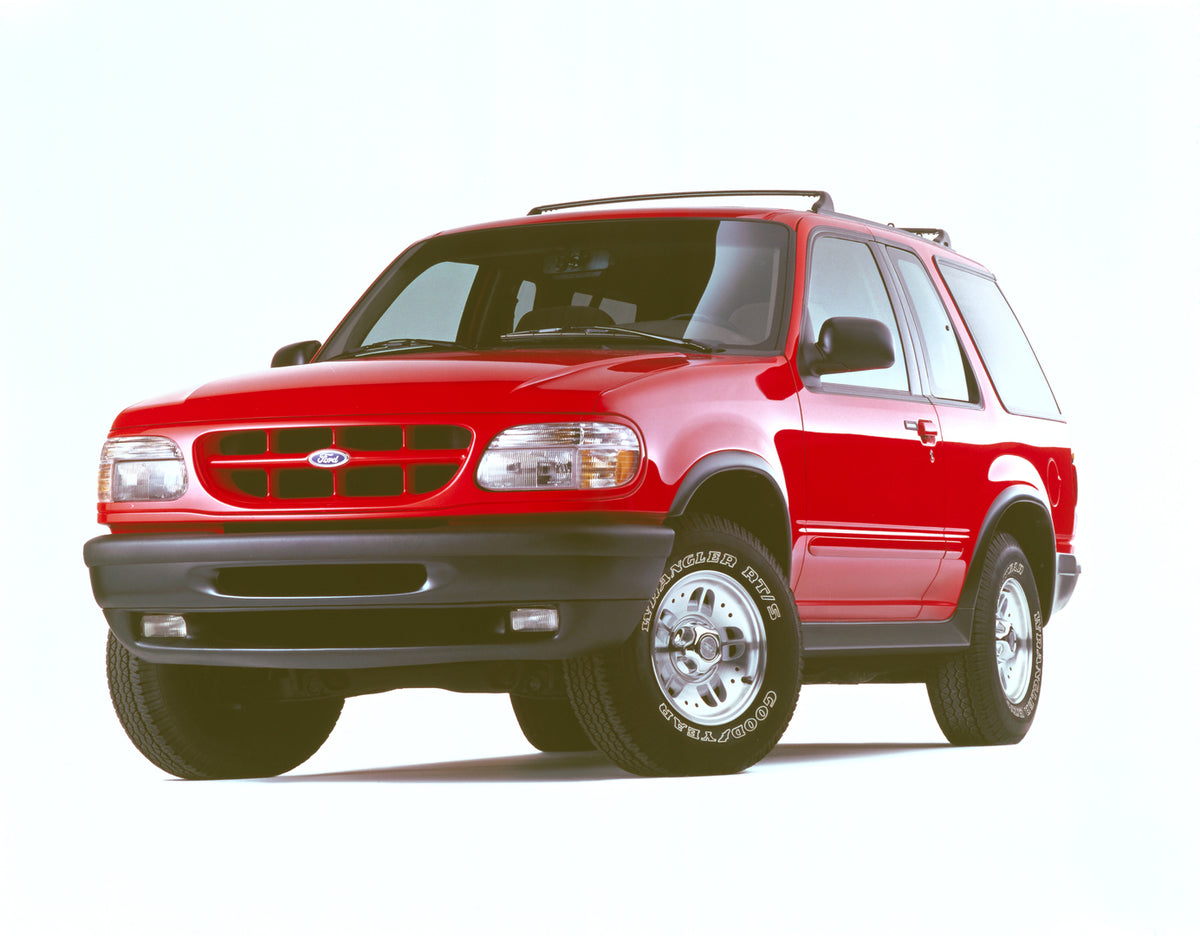 This archival image documents the 1995 Ford Explorer Sport and is preserved in the Ford Heritage Vault as part of Ford Motor Company's historic photographic archive. Free for personal, non-commercial use. Ford Heritage Vault reference AR-2008-8.1....
