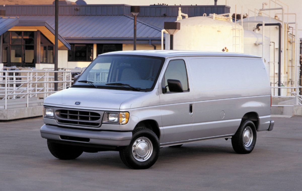 This archival image documents the 1999 Ford Econoline and is preserved in the Ford Heritage Vault as part of Ford Motor Company's historic photographic archive. Free for personal, non-commercial use. Ford Heritage Vault reference AR-2008-8.1.2.3383.