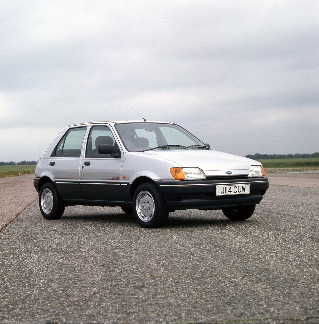 This archival image documents the 1991 Ford Fiesta Mark III Flight on road and is preserved in the Ford Heritage Vault as part of Ford Motor Company's historic photographic archive. Free for personal, non-commercial use. Ford Heritage Vault refere...