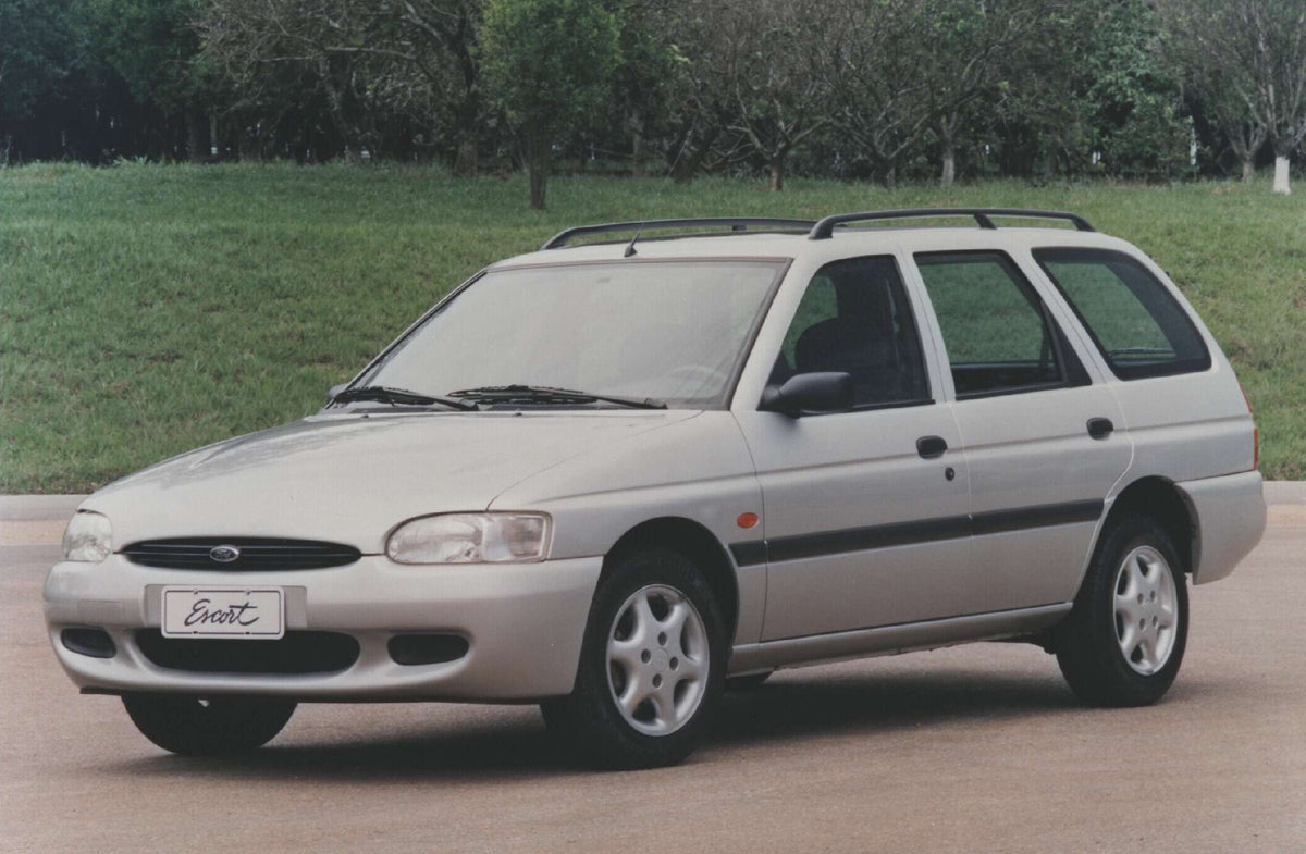 This archival image documents the 1997 Ford Escort Mark VI Station Wagon with scenic trees AR-2002-213709 and is preserved in the Ford Heritage Vault as part of Ford Motor Company's historic photographic archive. Free for personal, non-commercial ...