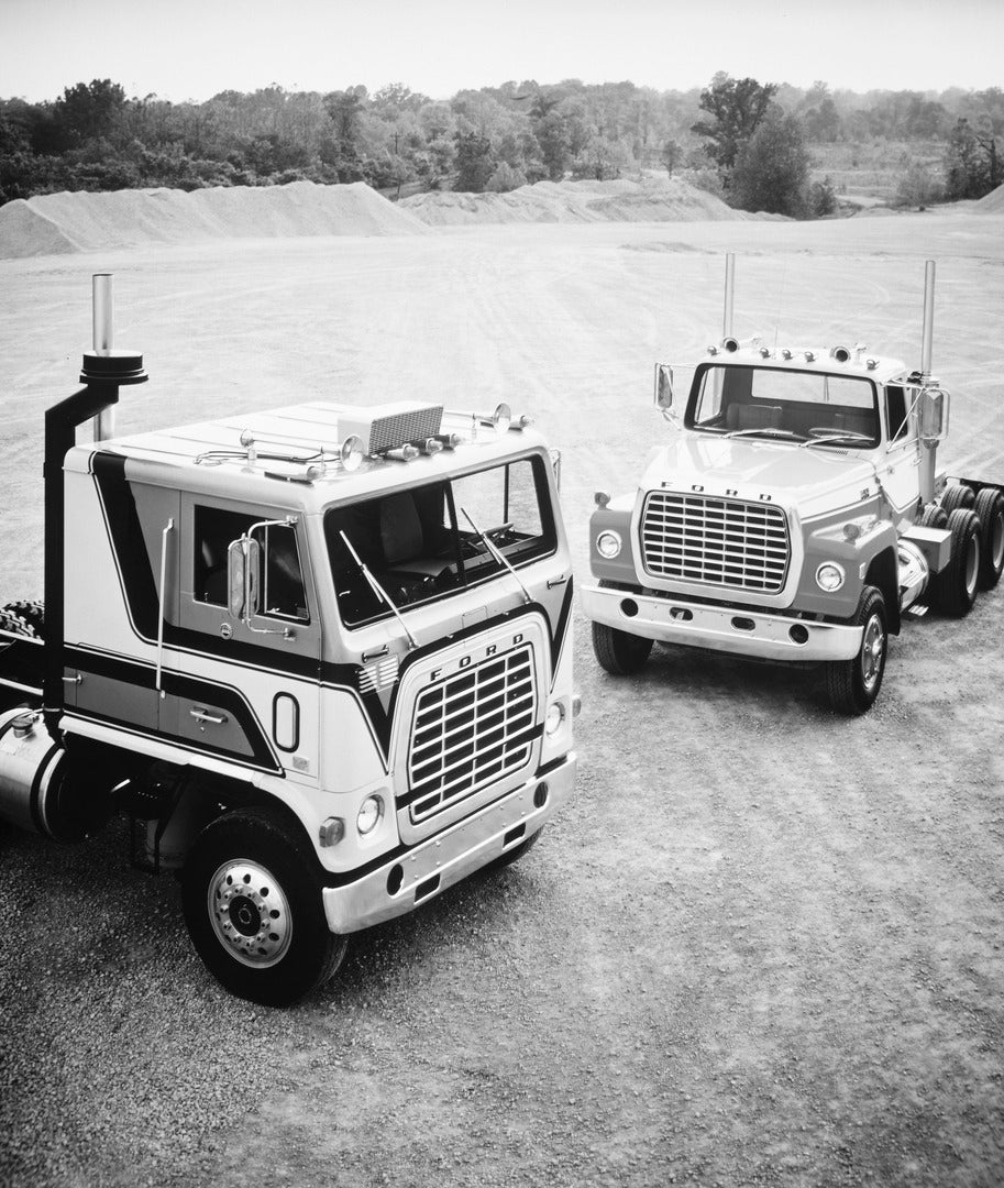 This archival image documents the 1976 Ford W-Series and L-Series truck and is preserved in the Ford Heritage Vault as part of Ford Motor Company's historic photographic archive. Free for personal, non-commercial use. Ford Heritage Vault reference...