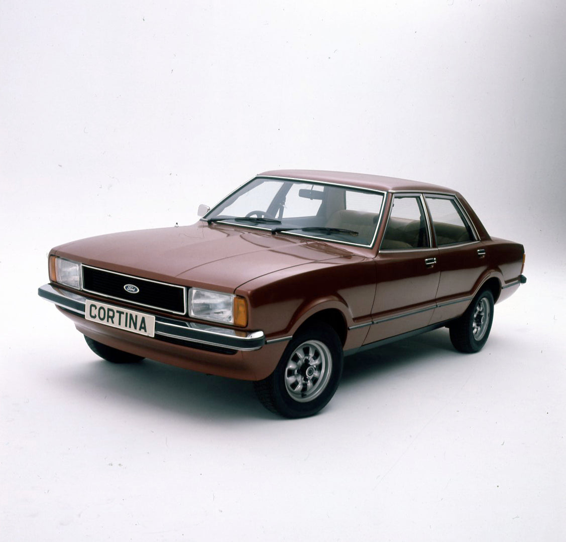 This archival image documents the 1976 Ford Cortina MK IV 1.6 GL in studio and is preserved in the Ford Heritage Vault as part of Ford Motor Company's historic photographic archive. Free for personal, non-commercial use. Ford Heritage Vault refere...