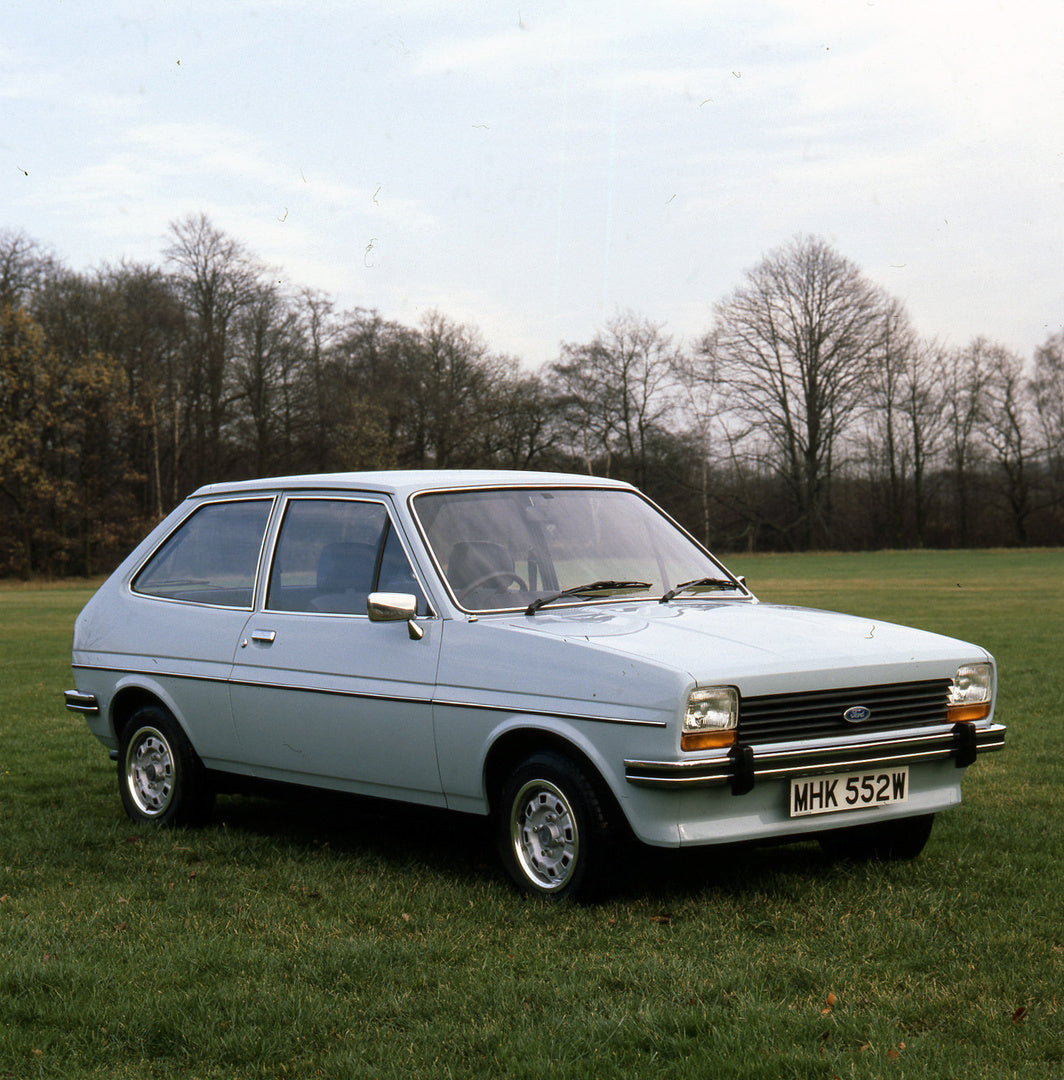 This archival image documents the 1980 Ford Fiesta Mark I 1.1 L in scenic field with trees at Warley and is preserved in the Ford Heritage Vault as part of Ford Motor Company's historic photographic archive. Free for personal, non-commercial use. ...