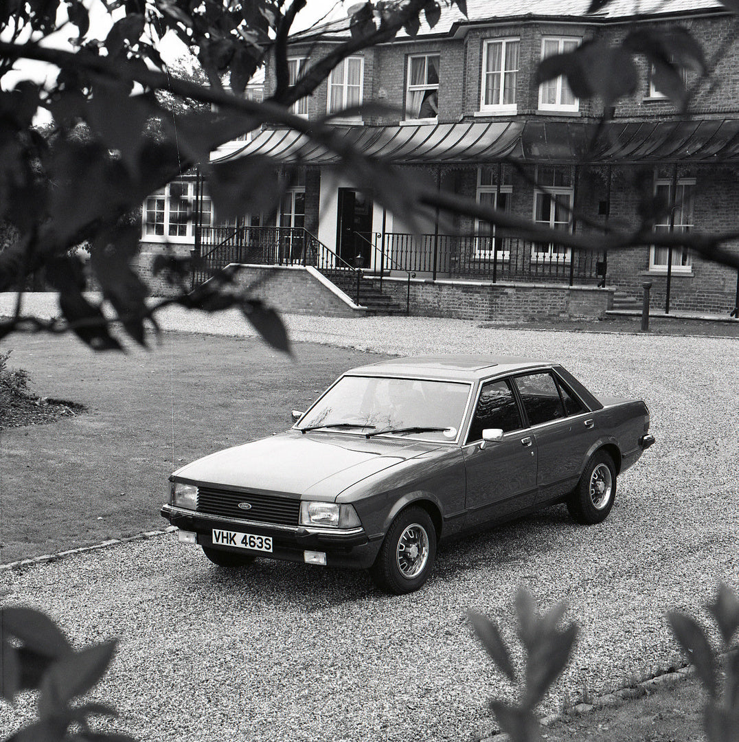 This archival image documents the 1977 Ford Granada GL MK II scenic and is preserved in the Ford Heritage Vault as part of Ford Motor Company's historic photographic archive. Free for personal, non-commercial use. Ford Heritage Vault reference AR-...