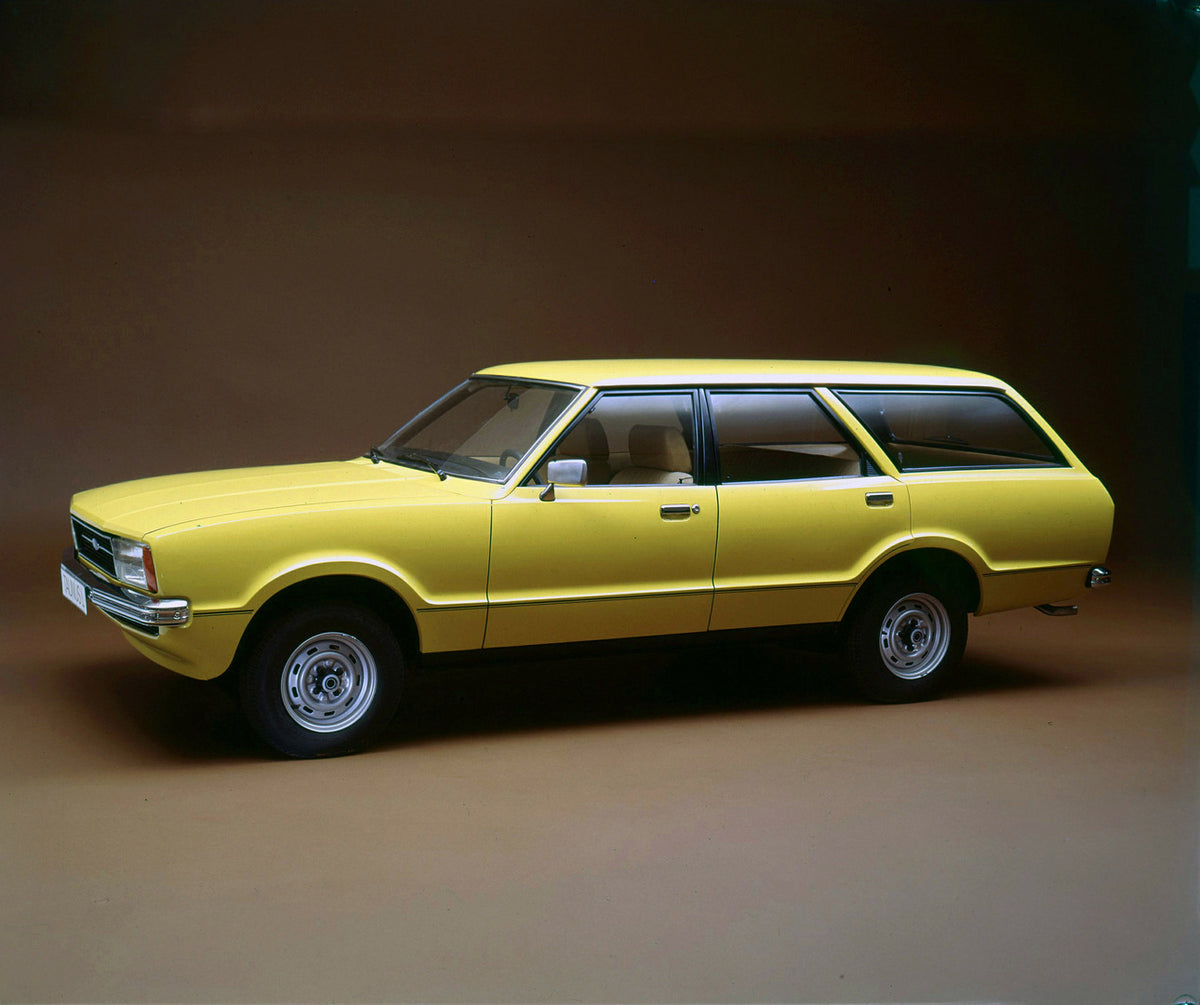 This archival image documents the 1975 Ford Taunus in studio and is preserved in the Ford Heritage Vault as part of Ford Motor Company's historic photographic archive. Free for personal, non-commercial use. Ford Heritage Vault reference AR-2000-21...