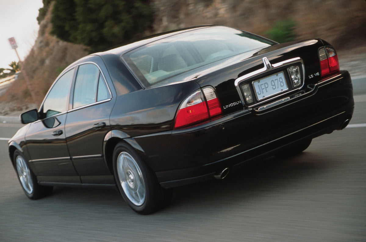 This archival image documents the 2003 Lincoln LS V8 MS0122 and is preserved in the Ford Heritage Vault as part of Ford Motor Company's historic photographic archive. Free for personal, non-commercial use. Ford Heritage Vault reference AR-2008-8.1...