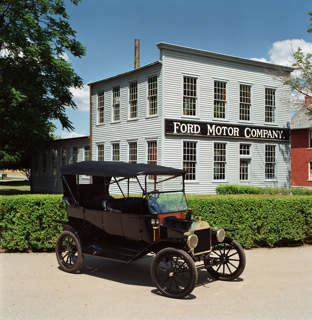 This archival image documents the 1912 Ford Model T Touring and is preserved in the Ford Heritage Vault as part of Ford Motor Company's historic photographic archive. Free for personal, non-commercial use. Ford Heritage Vault reference AR-2008-8.1...