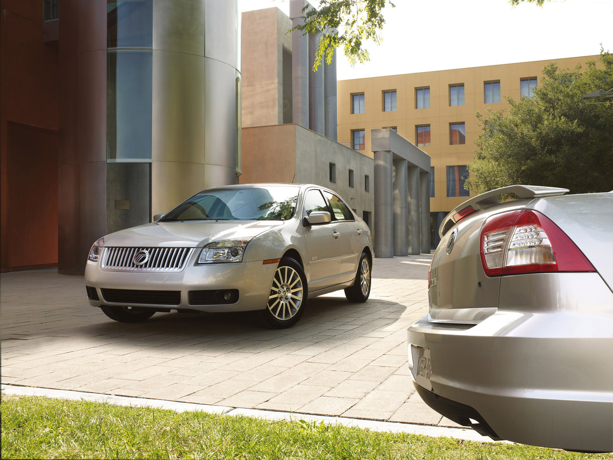 This archival image documents the 2007 Mercury Milan In Front Of Buildings and is preserved in the Ford Heritage Vault as part of Ford Motor Company's historic photographic archive. Free for personal, non-commercial use. Ford Heritage Vault refere...