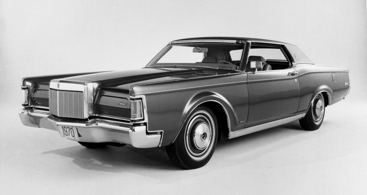 This archival image documents the 1970 Lincoln Continental Mark III and is preserved in the Ford Heritage Vault as part of Ford Motor Company's historic photographic archive. Free for personal, non-commercial use. Ford Heritage Vault reference AR-...