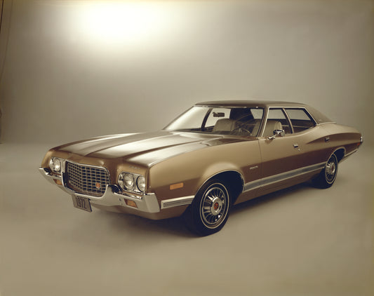 1972 Ford Torino four-door in studio HV 1972-0023