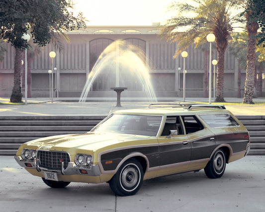 1972 Ford Torino Squire station wagon scenic HV 1972-0025