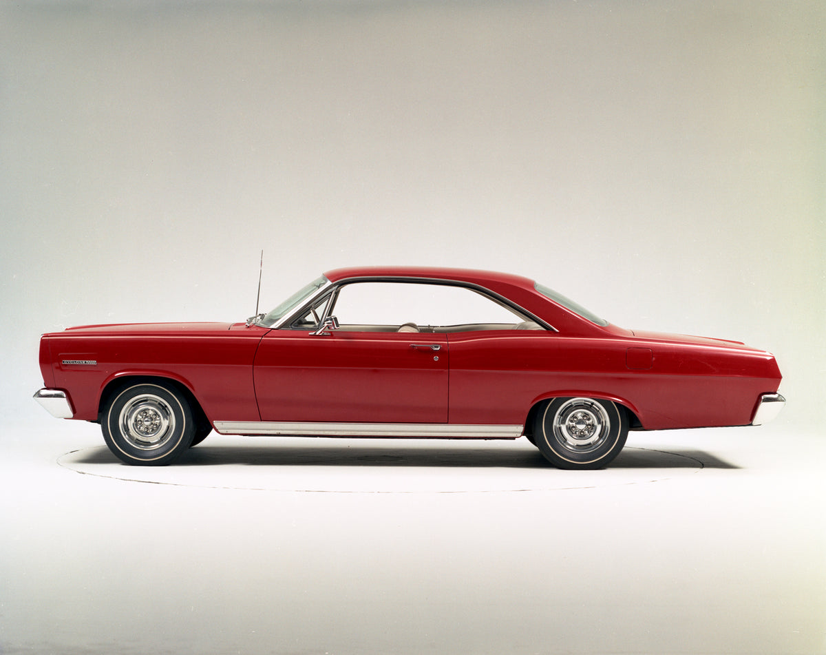 This archival image documents the 1967 Mercury Cyclone two-door hardtop Side View and is preserved in the Ford Heritage Vault as part of Ford Motor Company's historic photographic archive. Free for personal, non-commercial use. Ford Heritage Vault...