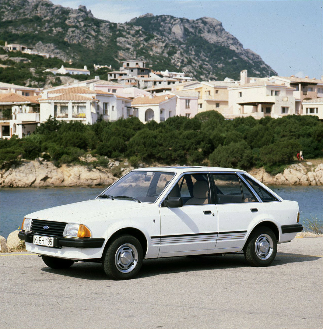 This archival image documents the 1980 Ford Escort Mark III LHD press introduction in Sardinia and is preserved in the Ford Heritage Vault as part of Ford Motor Company's historic photographic archive. Free for personal, non-commercial use. Ford H...
