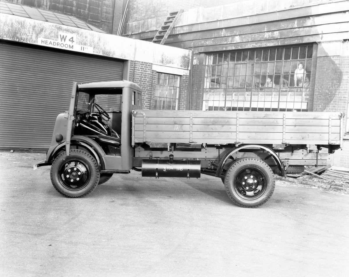 This archival image documents the 1946 Model 7v 118in wheelbase Ford Thames 3 ton truck and is preserved in the Ford Heritage Vault as part of Ford Motor Company's historic photographic archive. Free for personal, non-commercial use. Ford Heritage...