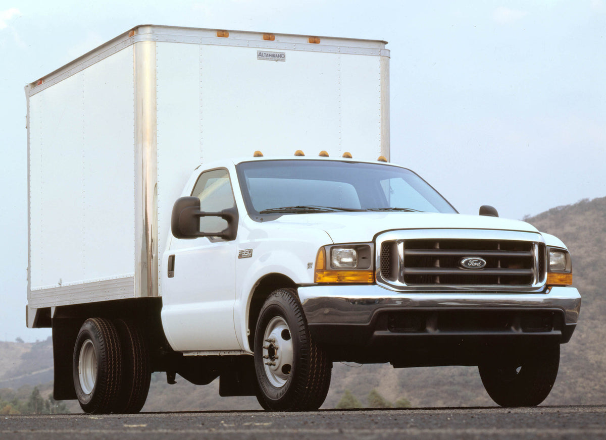 This archival image documents the 2003 Ford F-350 on scenic road MS54344 and is preserved in the Ford Heritage Vault as part of Ford Motor Company's historic photographic archive. Free for personal, non-commercial use. Ford Heritage Vault referenc...