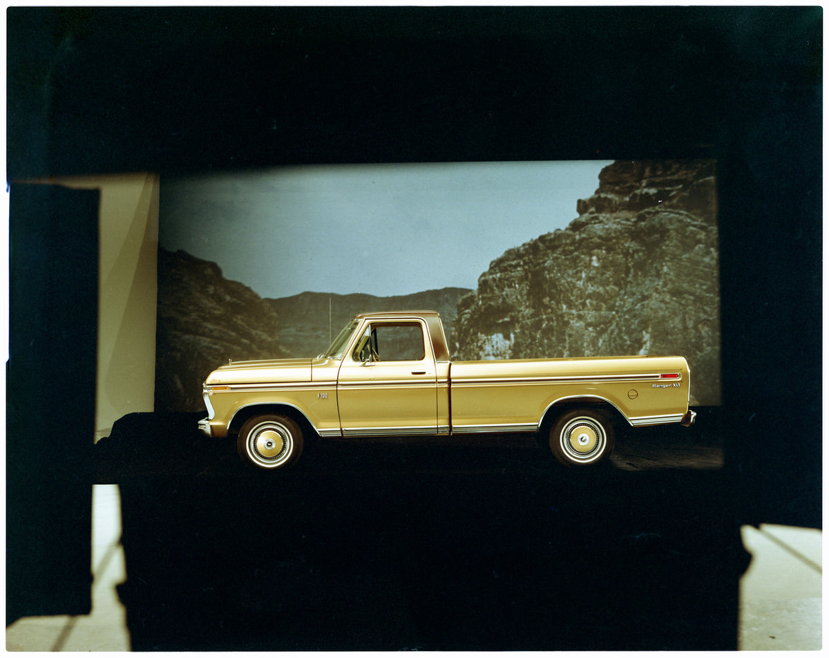 This archival image documents the 1976 Ford F-100 Ranger XLT pickup and is preserved in the Ford Heritage Vault as part of Ford Motor Company's historic photographic archive. Free for personal, non-commercial use. Ford Heritage Vault reference AR-...