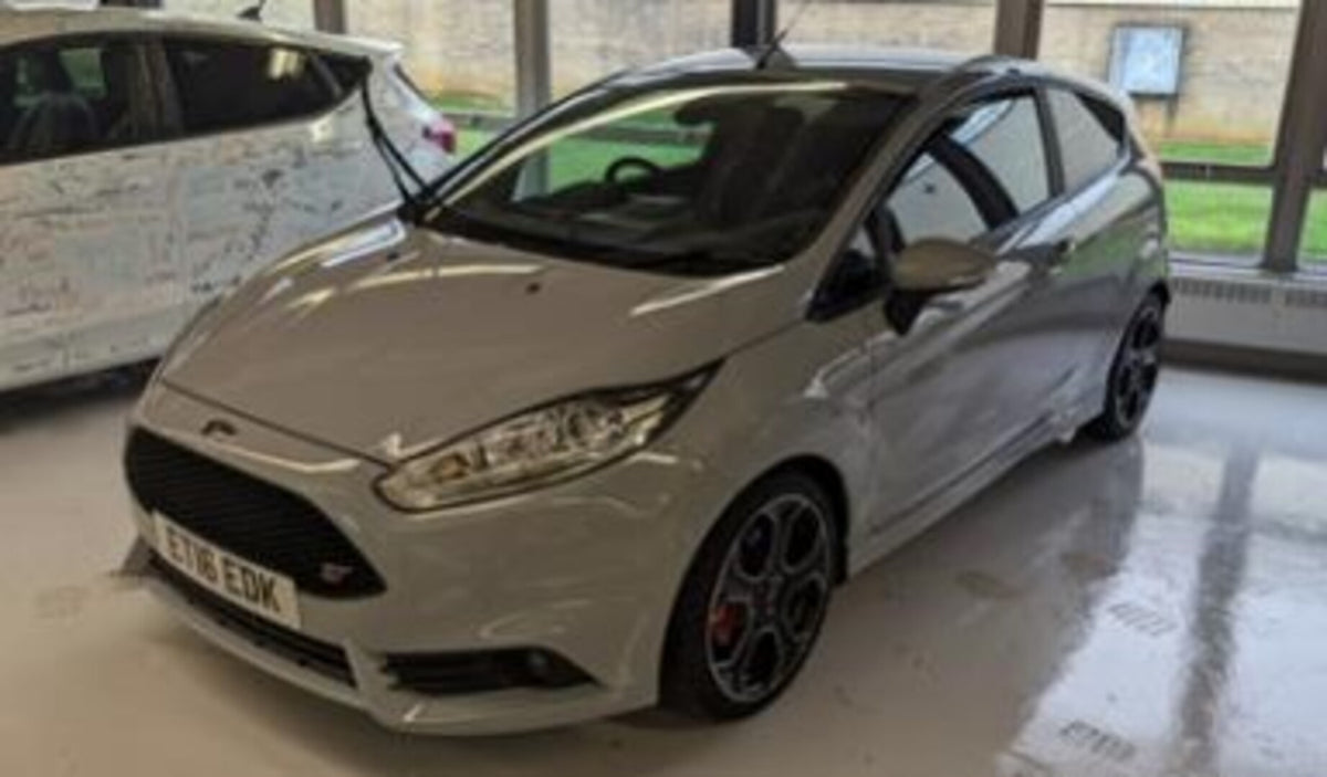 This archival image documents the 2016 Ford Fiesta ST200 and is preserved in the Ford Heritage Vault as part of Ford Motor Company's historic photographic archive. Free for personal, non-commercial use. Ford Heritage Vault reference AR-2024-9.4.52.