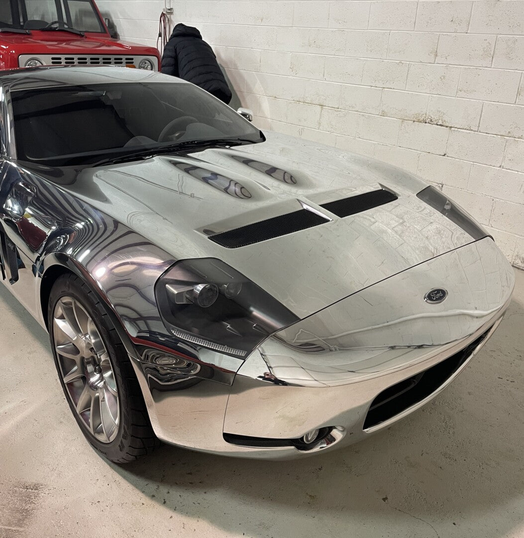 This archival image documents the 2005 Ford Shelby GR-1 Concept and is preserved in the Ford Heritage Vault as part of Ford Motor Company's historic photographic archive. Free for personal, non-commercial use. Ford Heritage Vault reference AR-2024...