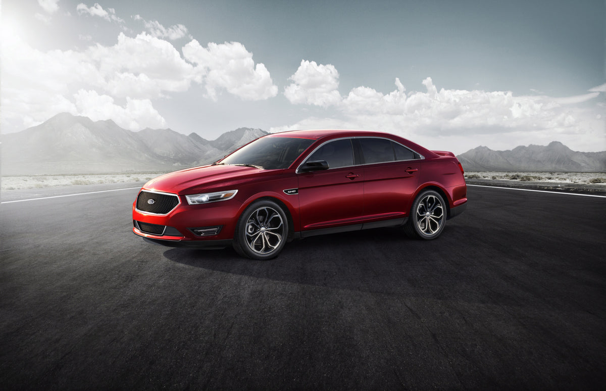 This archival image documents the 2013 Ford Taurus SHO with scenic mountains MS628410101 and is preserved in the Ford Heritage Vault as part of Ford Motor Company's historic photographic archive. Free for personal, non-commercial use. Ford Heritag...