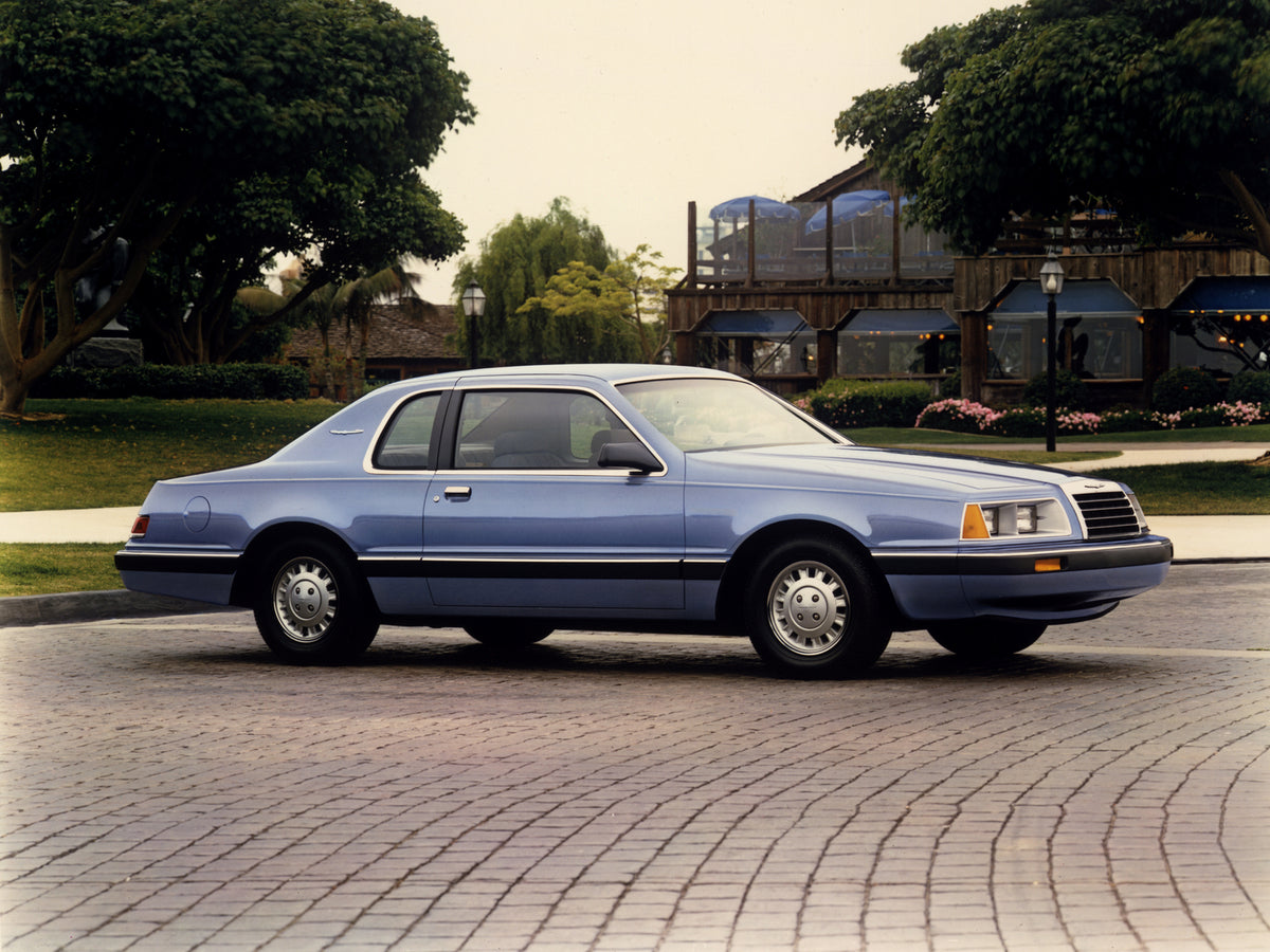 This archival image documents the 1986 Ford Thunderbird scenic and is preserved in the Ford Heritage Vault as part of Ford Motor Company's historic photographic archive. Free for personal, non-commercial use. Ford Heritage Vault reference AR-2008-...