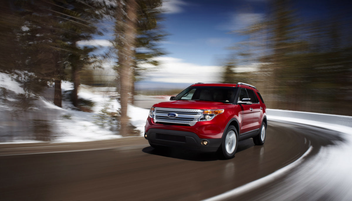 This archival image documents the 2012 Ford Explorer action shot on snowy road MS798977 and is preserved in the Ford Heritage Vault as part of Ford Motor Company's historic photographic archive. Free for personal, non-commercial use. Ford Heritage...