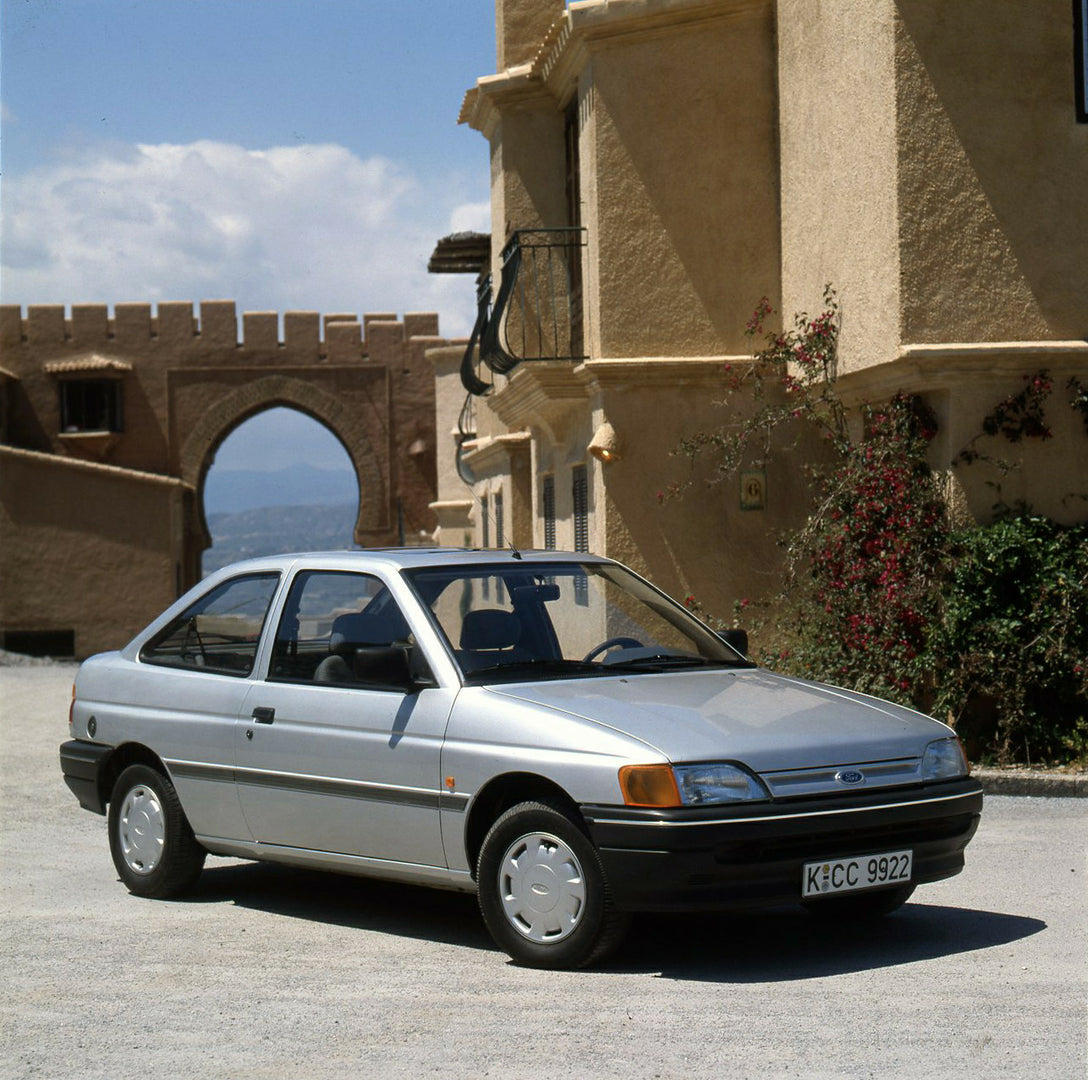 This archival image documents the 1990 Ford Escort CE-14 LHD in Spain scenic and is preserved in the Ford Heritage Vault as part of Ford Motor Company's historic photographic archive. Free for personal, non-commercial use. Ford Heritage Vault refe...