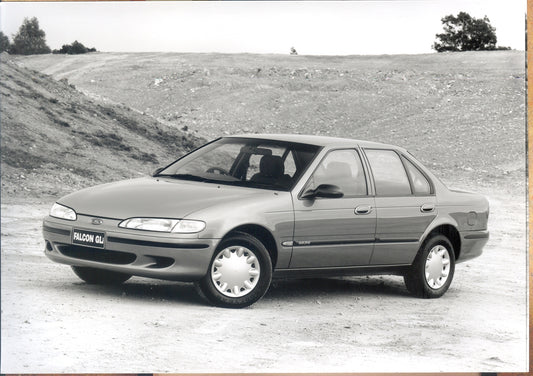 1995 Ford Falcon EF GLi Series II with scenic hills HV 1995-0061