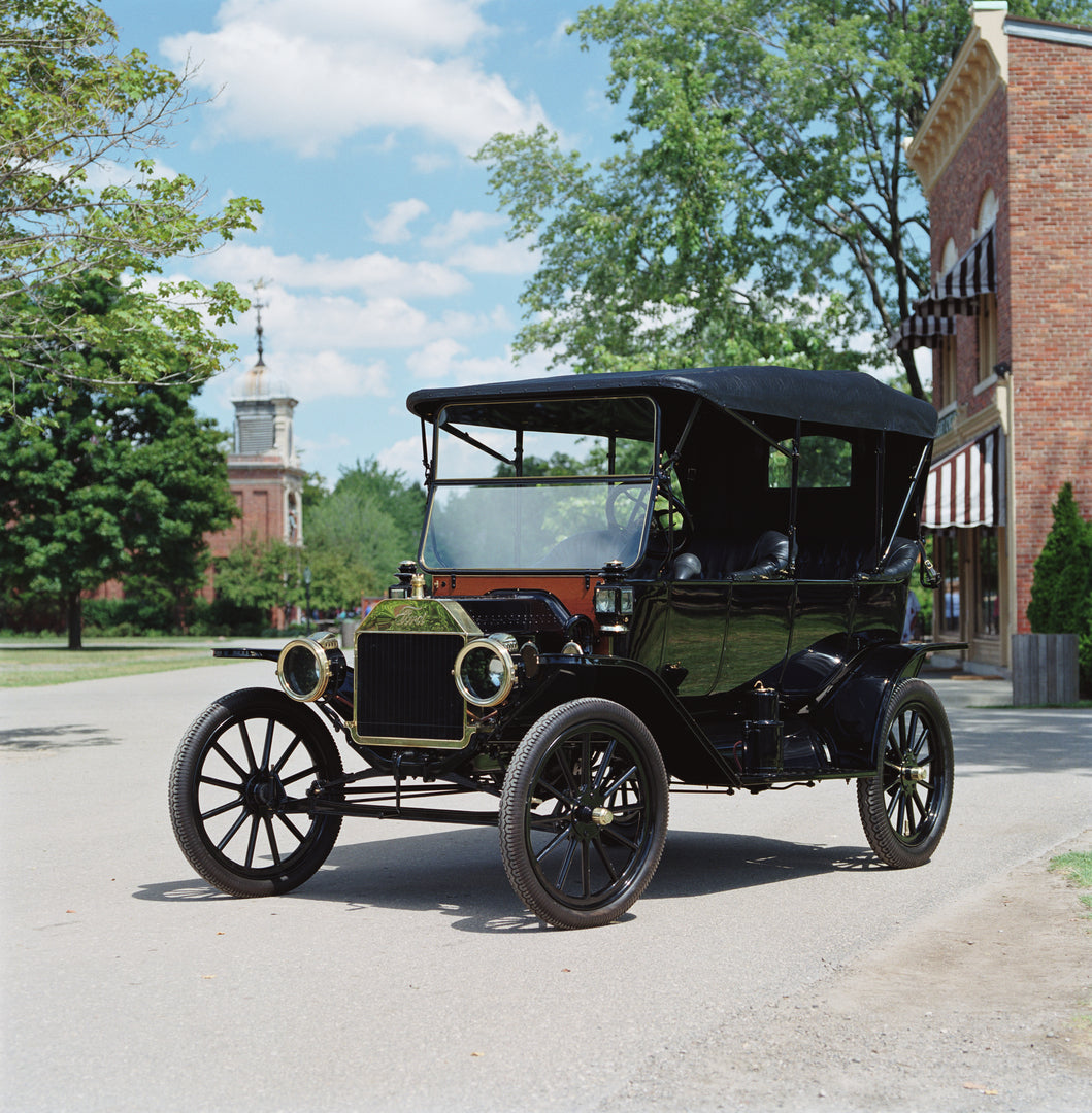 This archival image documents the 1912 Ford Model T Touring and is preserved in the Ford Heritage Vault as part of Ford Motor Company's historic photographic archive. Free for personal, non-commercial use. Ford Heritage Vault reference AR-2008-8.1...