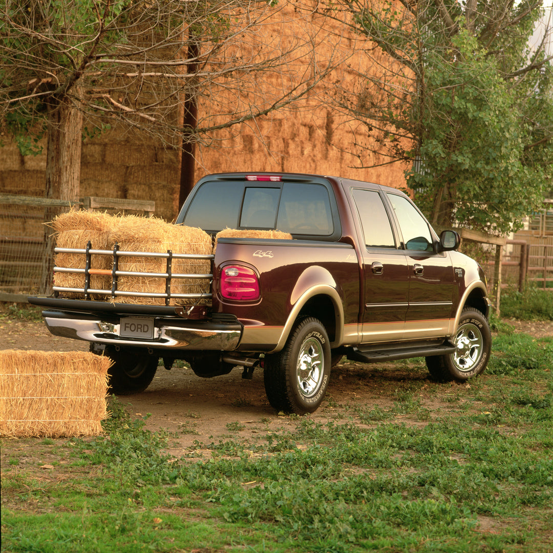 This archival image documents the 2001 Ford F-150 Super Crew pickup truck and is preserved in the Ford Heritage Vault as part of Ford Motor Company's historic photographic archive. Free for personal, non-commercial use. Ford Heritage Vault referen...