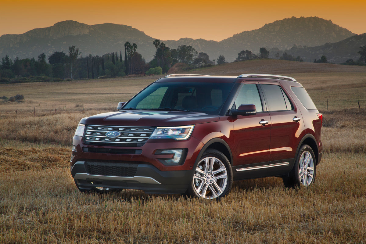 This archival image documents the 2016 Ford Explorer and is preserved in the Ford Heritage Vault as part of Ford Motor Company's historic photographic archive. Free for personal, non-commercial use. Ford Heritage Vault reference AR-2008-8.1.4.6190.