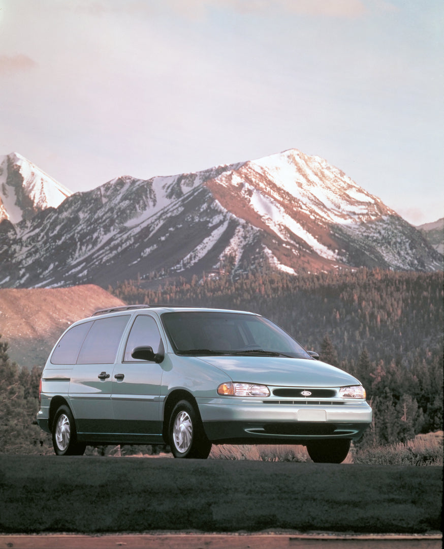 This archival image documents the 1995 Ford Windstar and is preserved in the Ford Heritage Vault as part of Ford Motor Company's historic photographic archive. Free for personal, non-commercial use. Ford Heritage Vault reference AR-2008-8.1.2.7221.