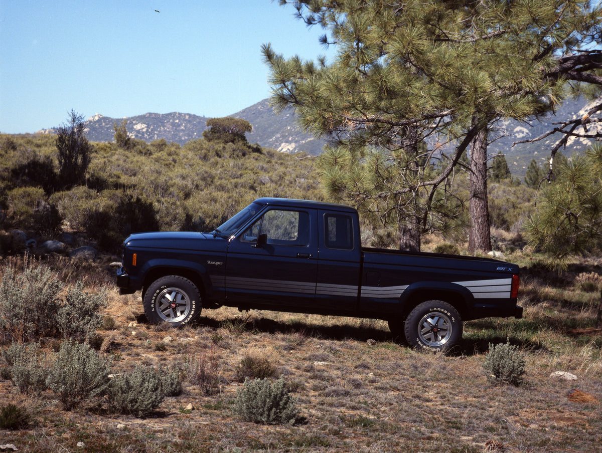 This archival image documents the 1988 Ford Ranger and is preserved in the Ford Heritage Vault as part of Ford Motor Company's historic photographic archive. Free for personal, non-commercial use. Ford Heritage Vault reference AR-2008-8.1.2.6952.