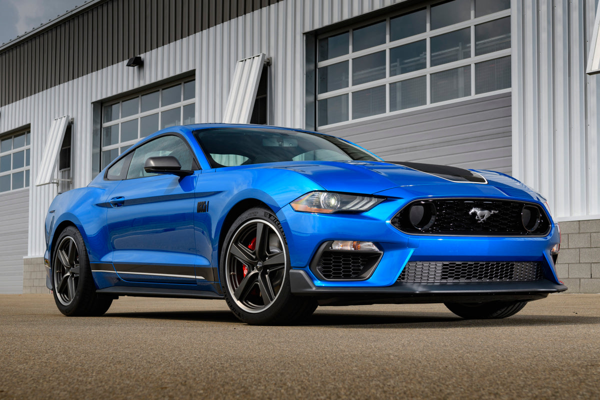 This archival image documents the 2021 Ford Mustang Mach 1 in front of garage MS and is preserved in the Ford Heritage Vault as part of Ford Motor Company's historic photographic archive. Free for personal, non-commercial use. Ford Heritage Vault ...