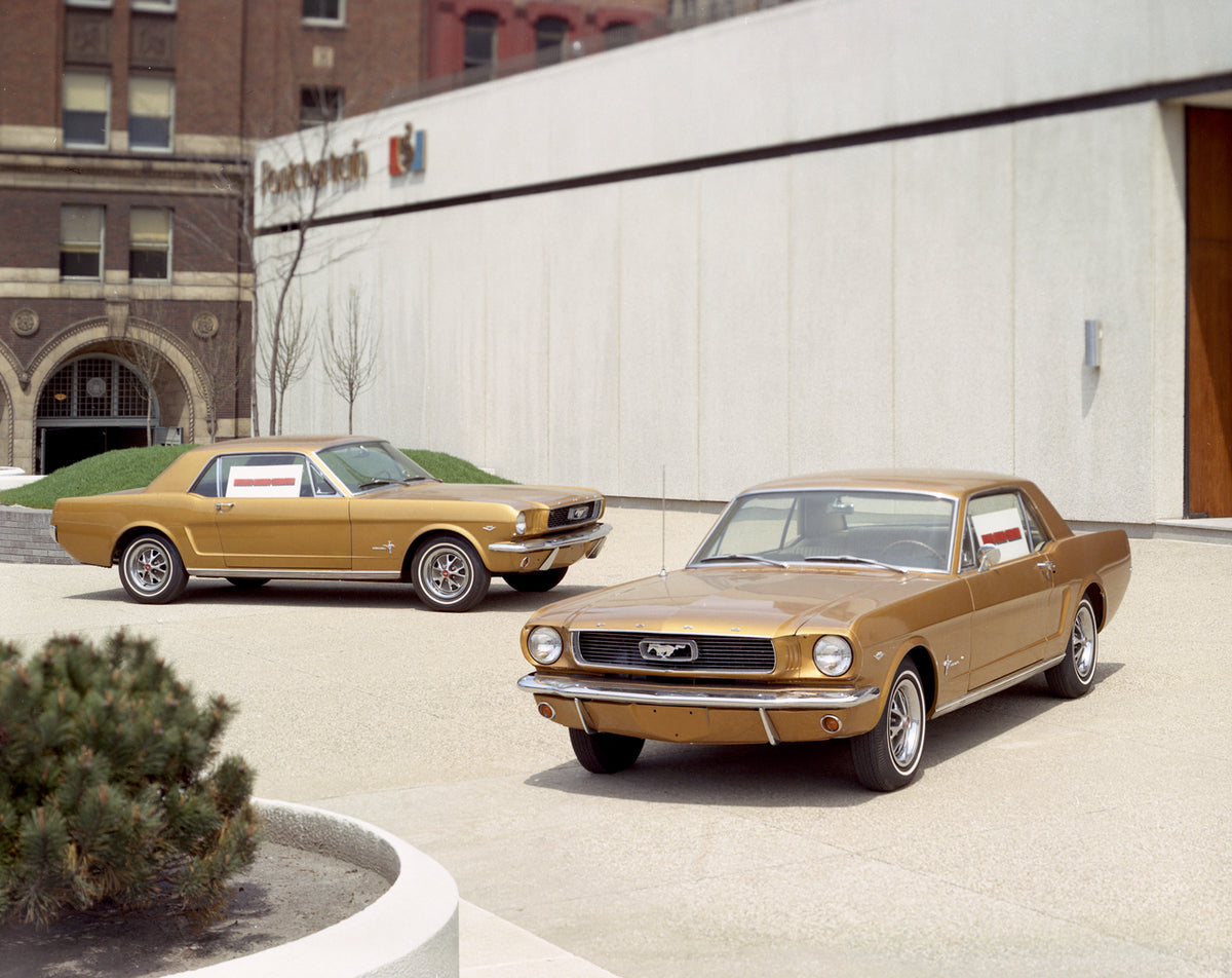 This archival image documents the 1966 Ford Mustang coupes and is preserved in the Ford Heritage Vault as part of Ford Motor Company's historic photographic archive. Free for personal, non-commercial use. Ford Heritage Vault reference AR-2008-8.1....