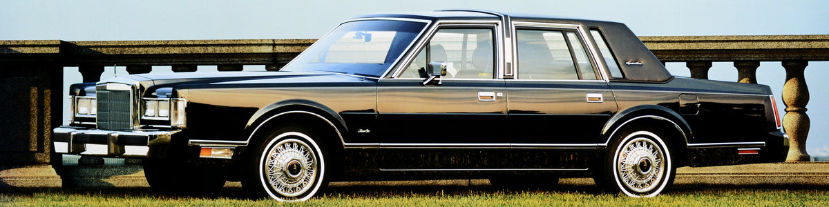 This archival image documents the 1988 Lincoln Town Car four-door and is preserved in the Ford Heritage Vault as part of Ford Motor Company's historic photographic archive. Free for personal, non-commercial use. Ford Heritage Vault reference AR-20...