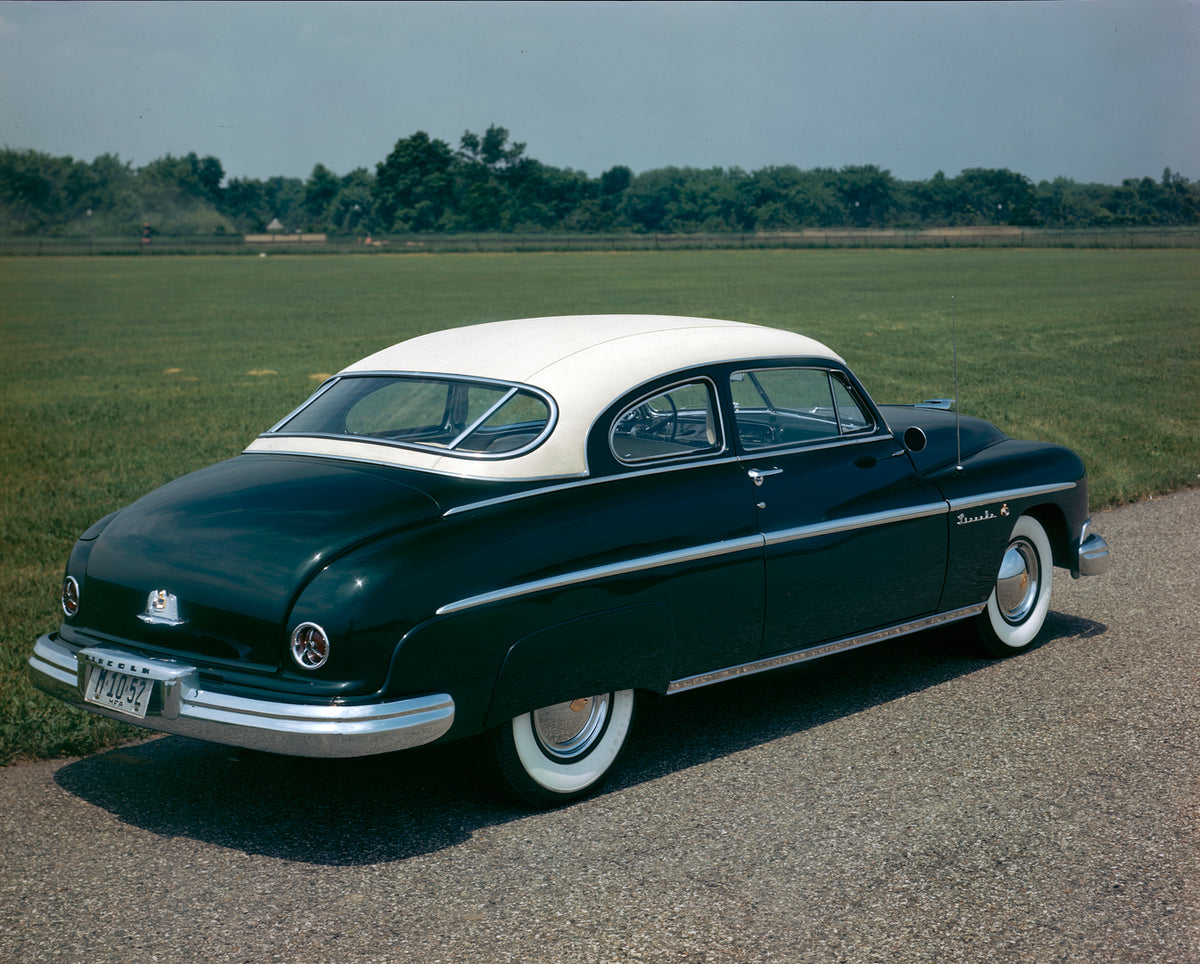 This archival image documents the 1950 Lincoln Lido and is preserved in the Ford Heritage Vault as part of Ford Motor Company's historic photographic archive. Free for personal, non-commercial use. Ford Heritage Vault reference AR-2008-8.1.1.618.