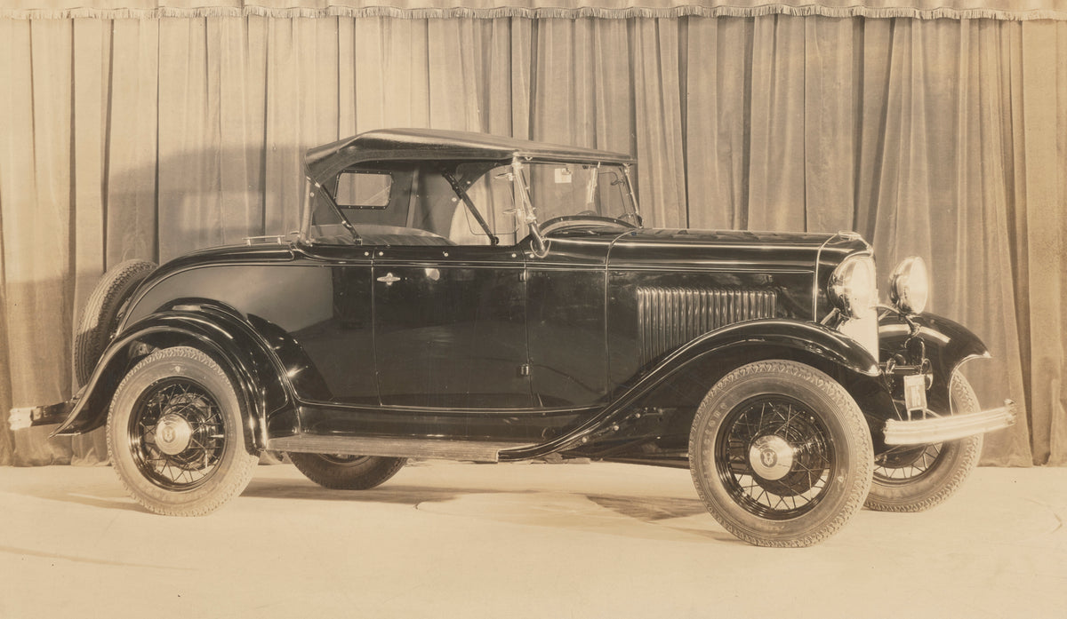 This archival image documents the 1932 Ford Model 18 Passenger Side Front End View in Showroom FAP-2011-3 and is preserved in the Ford Heritage Vault as part of Ford Motor Company's historic photographic archive. Free for personal, non-commercial ...