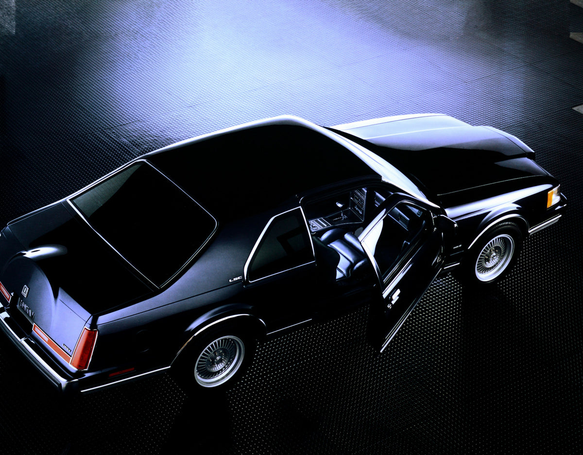 This archival image documents the 1989 Lincoln Continental Mark VII four-door and is preserved in the Ford Heritage Vault as part of Ford Motor Company's historic photographic archive. Free for personal, non-commercial use. Ford Heritage Vault ref...