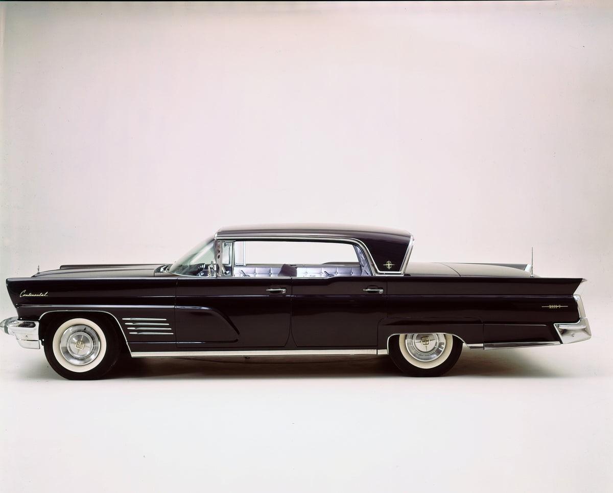 This archival image documents the 1960 Lincoln Continental Mark V 4-door hardtop and is preserved in the Ford Heritage Vault as part of Ford Motor Company's historic photographic archive. Free for personal, non-commercial use. Ford Heritage Vault ...