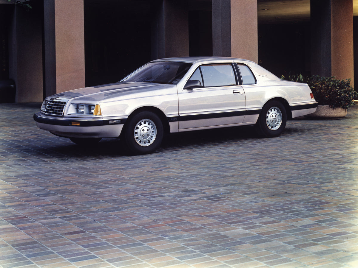 This archival image documents the 1985 Ford Thunderbird Elan edition and is preserved in the Ford Heritage Vault as part of Ford Motor Company's historic photographic archive. Free for personal, non-commercial use. Ford Heritage Vault reference AR...