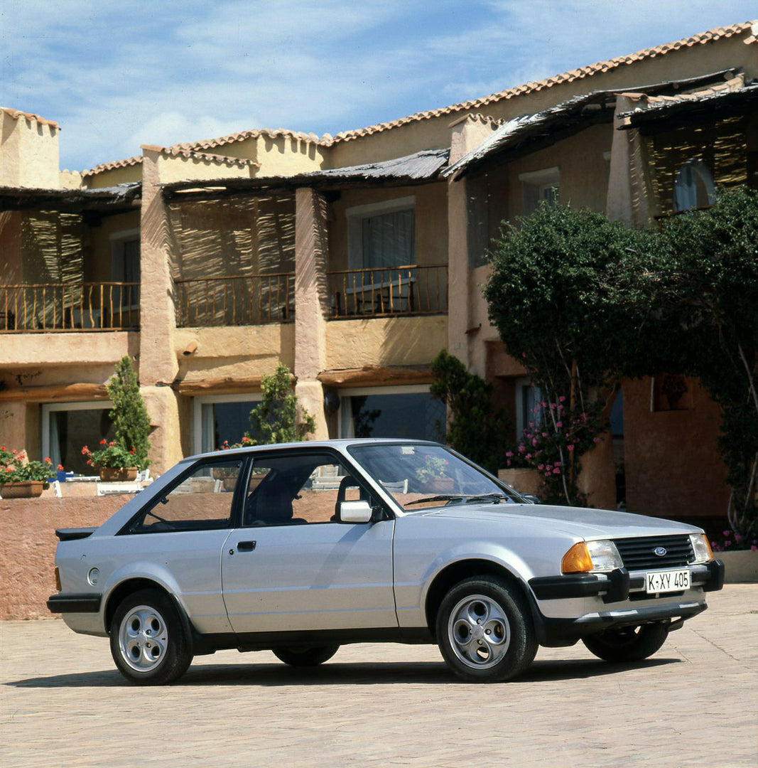 This archival image documents the 1980 Ford Escort Mark III LHD press introduction in Sardinia and is preserved in the Ford Heritage Vault as part of Ford Motor Company's historic photographic archive. Free for personal, non-commercial use. Ford H...